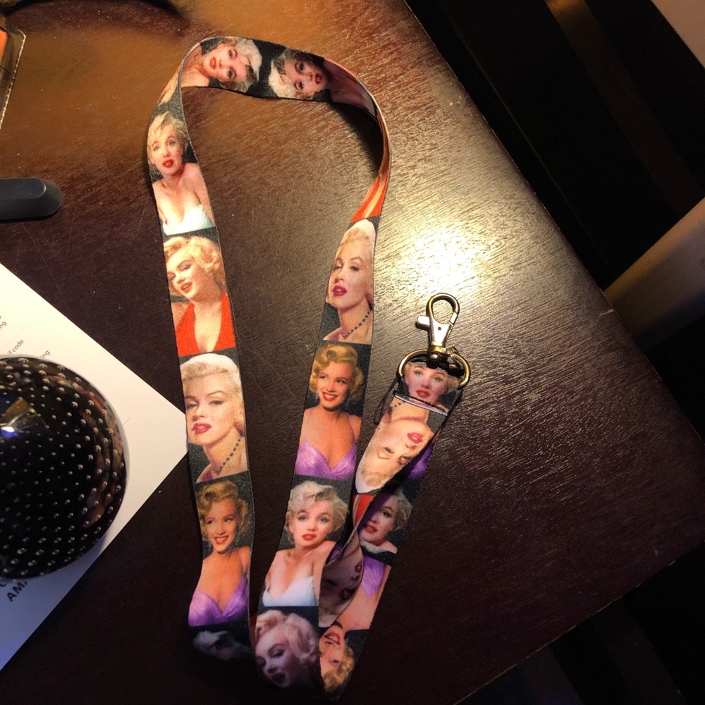 Marilyn Monroe Landyard Key Chain Holder